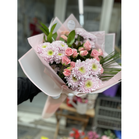 Vip  pembe soft Buket açık ton2